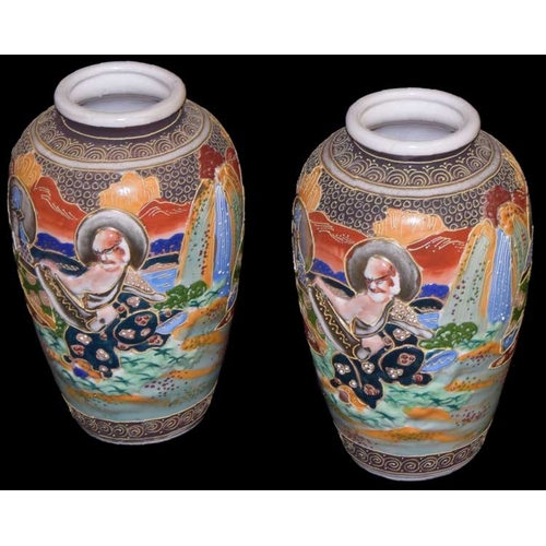 178 - A Nice Pair of Oriental Vases