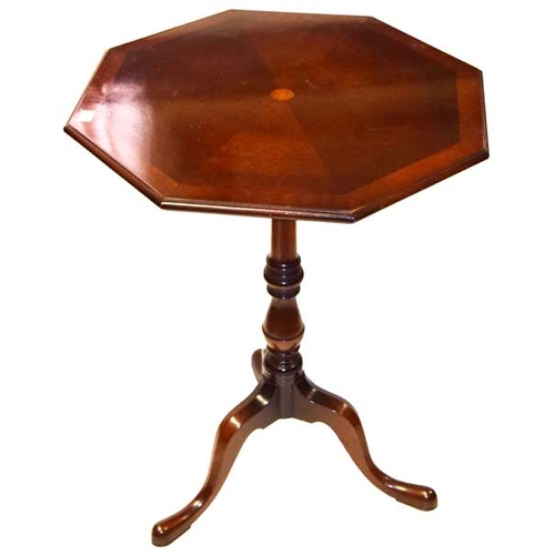 185 - A Very Nice Inlaid Octagonal Topped Table