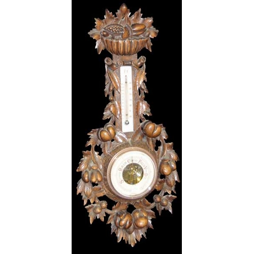 20 - A Very Good Carved Barometer