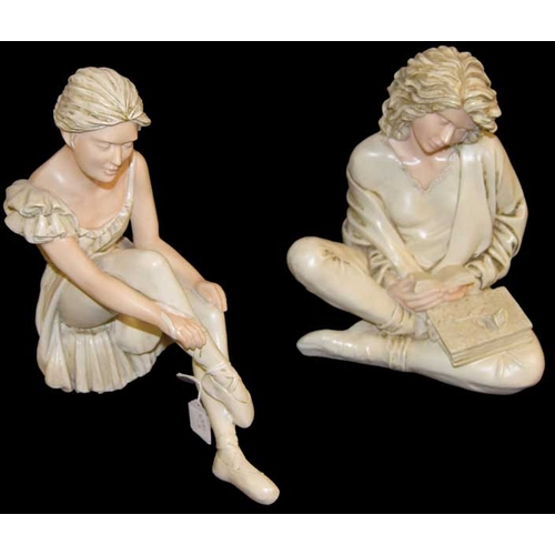 202 - Two Nice Figurines of Young Ladies