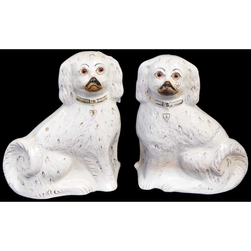 211 - An Early Pair of Staffordshire Dogs