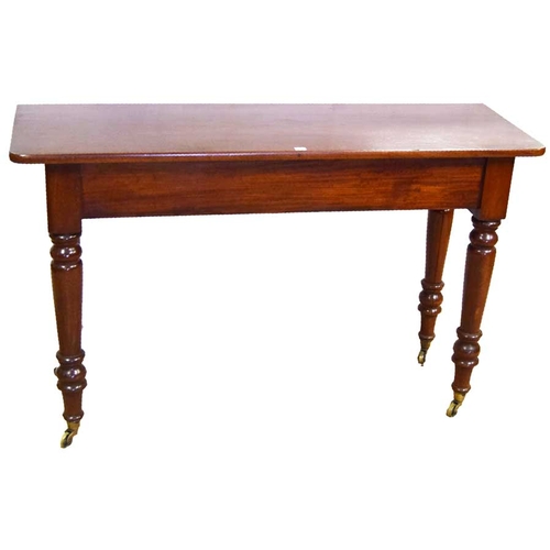 278 - A Nice Slimline Victorian Mahogany Side Table