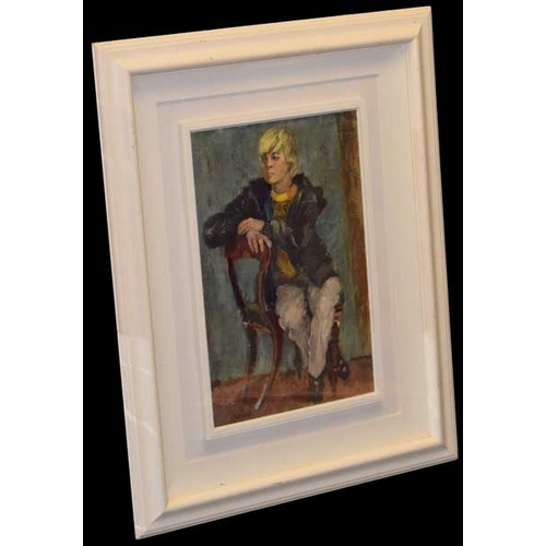 310 - A Very Nice Oil Painting -'Boy' -  Ossary Dunlop