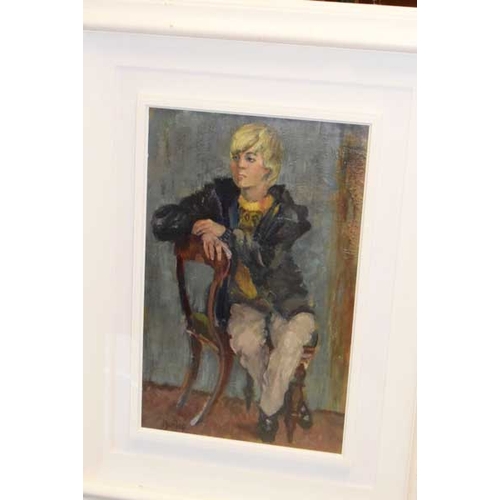 310 - A Very Nice Oil Painting -'Boy' -  Ossary Dunlop