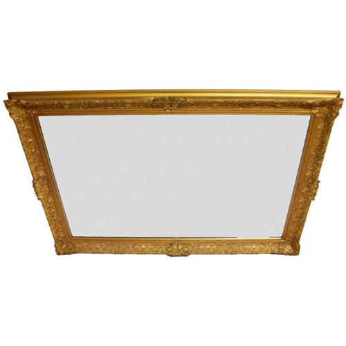 33 - A Gilt Framed Bevelled Glass Wall Mirror