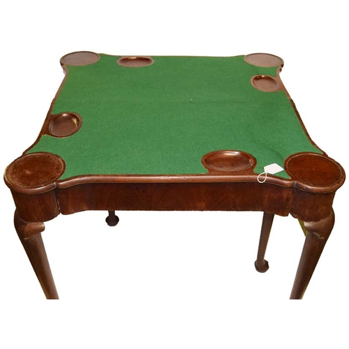 368 - A Georgian Mahogany Turnover Leaf Games Table