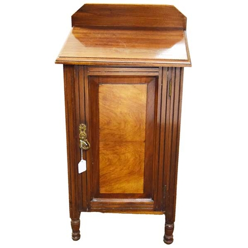 373 - A Victorian Mahogany Bedside Cabinet