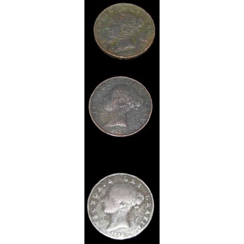 813 - Three Victorian 1/2 Pennys 1838/1853/1854