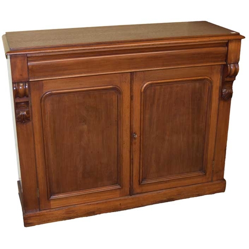 83 - A Very Nice Victorian Mahogany Two Door Side Cabinet