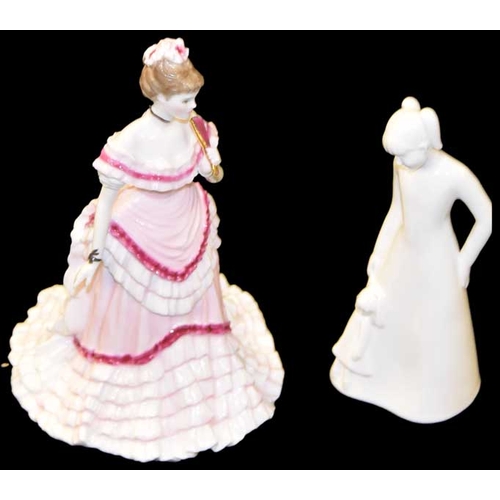 101 - A Limited Edition Royal Worcester Figurine 'The First Dance' and Another Figurine