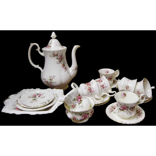 237 - A Royal Albert 'Lavander Rose' Coffee Set