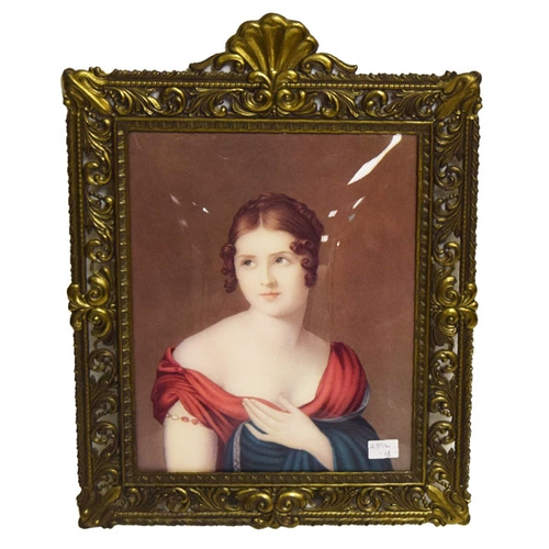 1 - A Portrait of a Young Lady in a Nice Gilted Frame