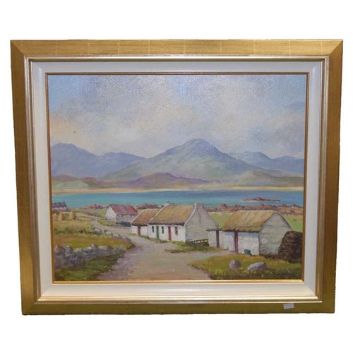 127 - An Oil Painting 'The Homestead' - R Cochrane