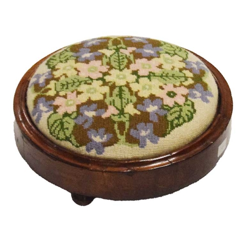 16 - A Circular Tapestry Top Stool