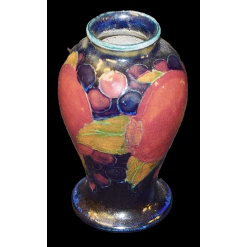 192 - A Small 'Pomegranate' Pattern Moorcroft Vase (4'')