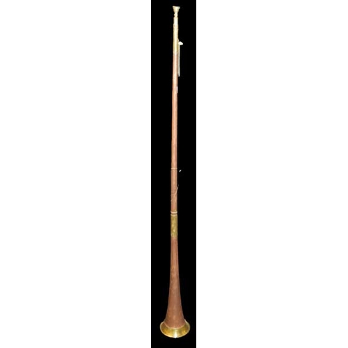 21a - An Old Copper Hunting Horn