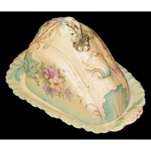 251 - A Lovely Old Covered Cheese Dish