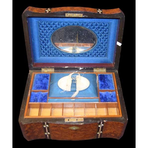 288 - A Very Nice Inlaid and Fitted Sewing Box