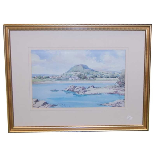 306 - A Gilt Framed Print 'Land and Seascape'