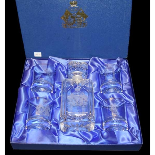 502 - A 1690 - 1990 Trecentenary Decanter and Glass Set