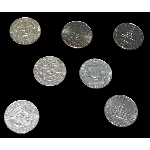 544 - A Lot of Seven Half Dollar Commemorative Coins