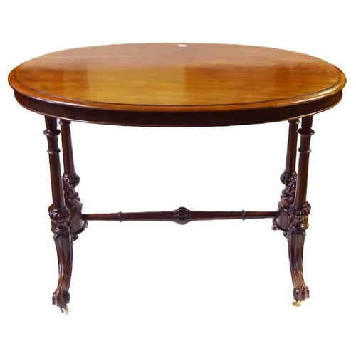 59 - A Nice Victorian Oval Occasional Table