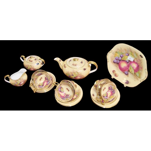 60 - An Aynsley Orchard Gold Tea Set