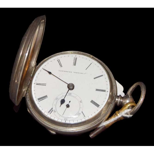 605 - A Silver Pocket Watch