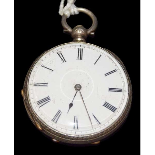 606 - A Silver Pocket Watch