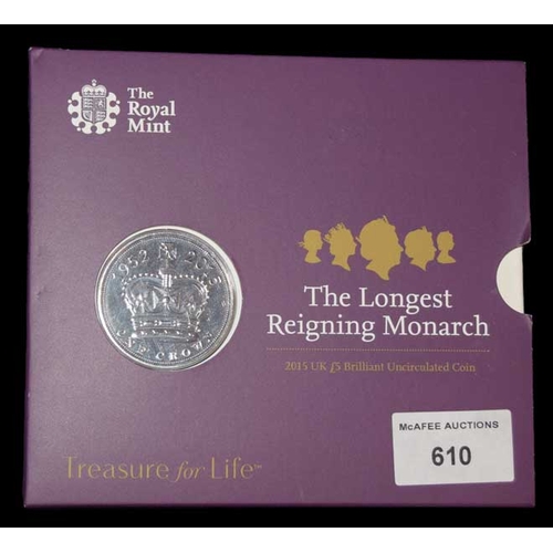 610 - A Five Pound Proof Coin