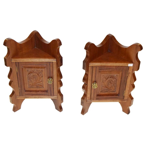 79 - A Nice Pair of Carved Door Corner Brackets