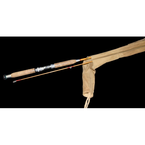 519 - An Alcock Castor Two Piece Fishing Rod