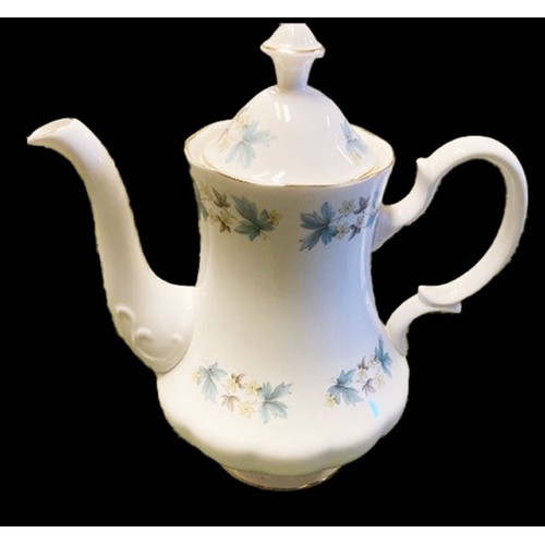 25 - A Bone China Gainsborough Tea and Coffee Set, including coffee pot