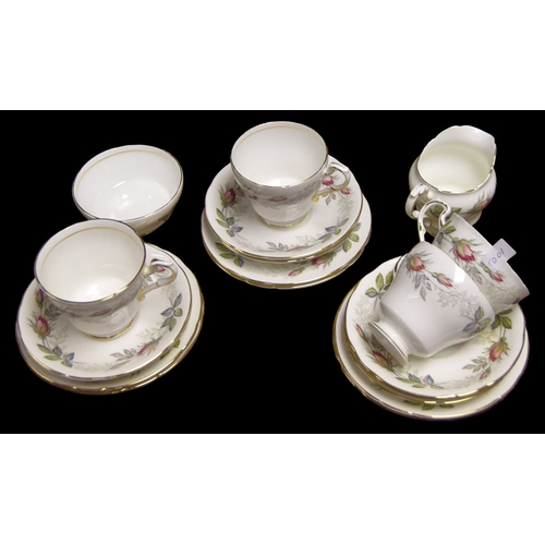 149 - A Paragon China 'Bridal Rose' Teaset