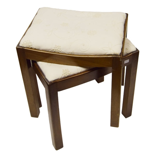 248 - A Pair of Upholstered Stools