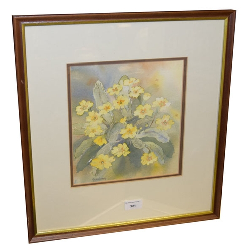 321 - A Watercolour 'Daffodils' - Maureen Hunter