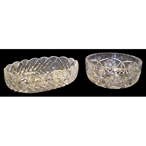 326 - A Waterford Crystal Oval Bowl and Another