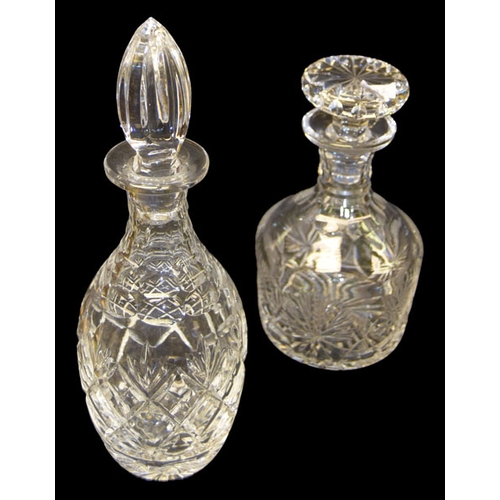 338 - Two Nice Crystal Decanters