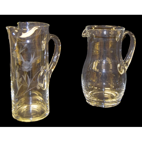 342 - Two Nice Crystal Jugs