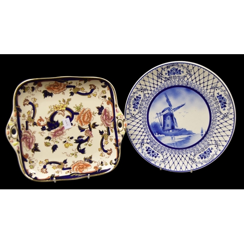 349 - A Masons Ironstone Plate and Another