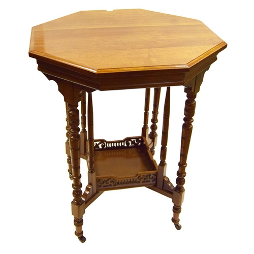 350a - A Nice Octagonal Mahogany Occasional Table