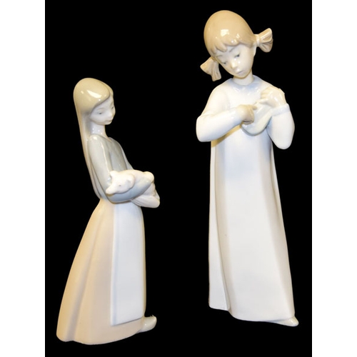 608 - Two Smaller Lladro Figurines