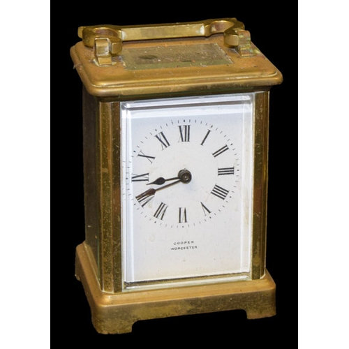 611 - A Brass Carriage Clock