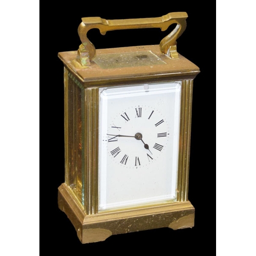 612 - A Brass Carriage Clock