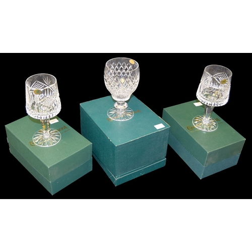 634 - Three New Boxed Tyrone Crystal Glasses