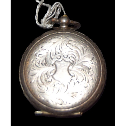 649 - A Silver Pendant and Watch