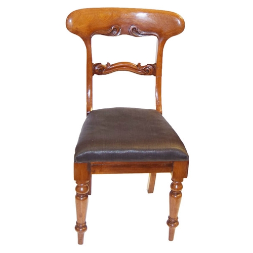 184 - A Single Bar Back Victorian Chair