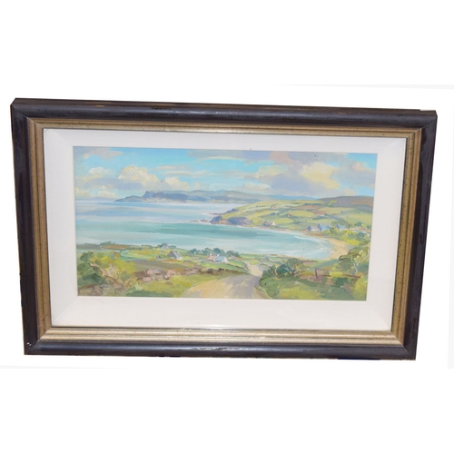 224 - An Oil Painting 'North Antrim Coast' - H J Foy