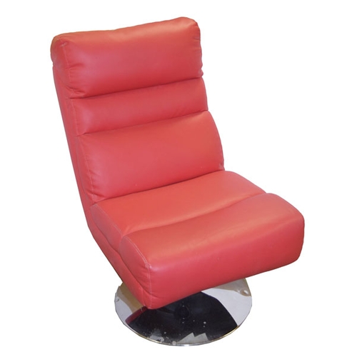 230 - A Very Nice Modern Swivel chair and Matching Stool