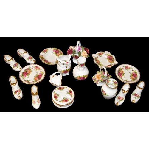 258 - A Large Collection of Royal Albert 'Old Country Rose' Ware